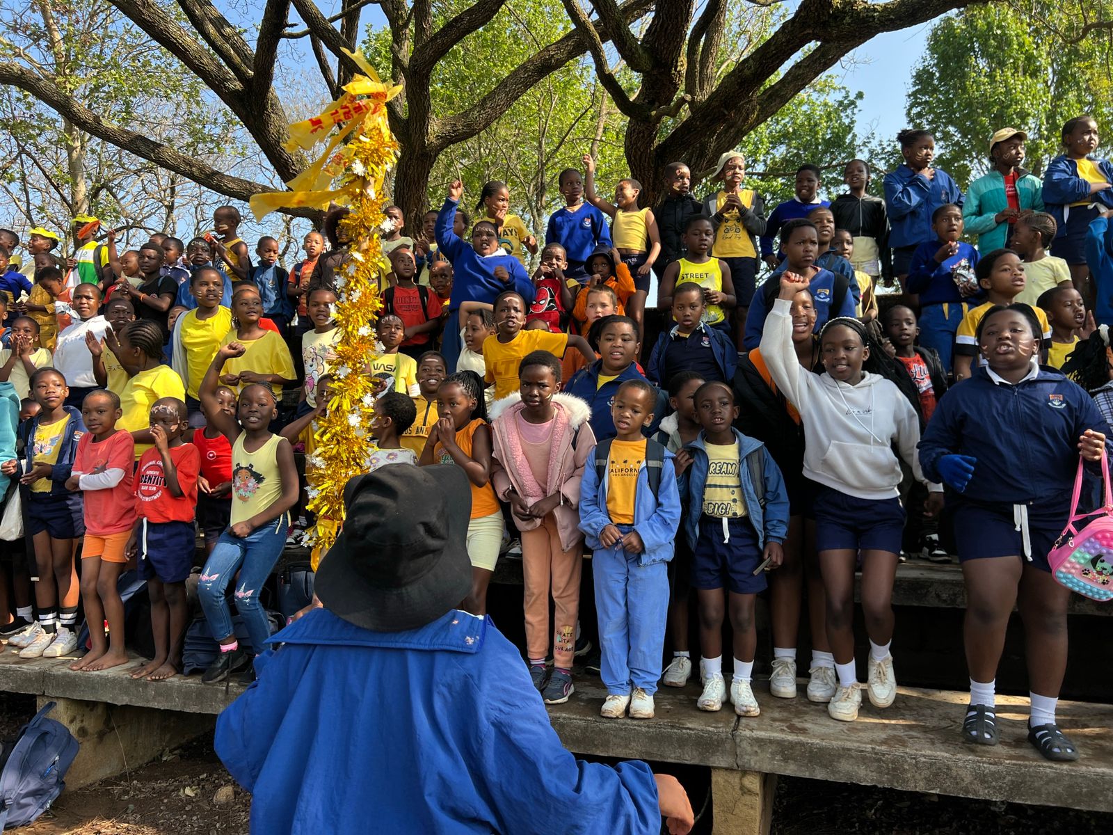 Cheetahs athletics day participants at Paulpietersburg Primere school